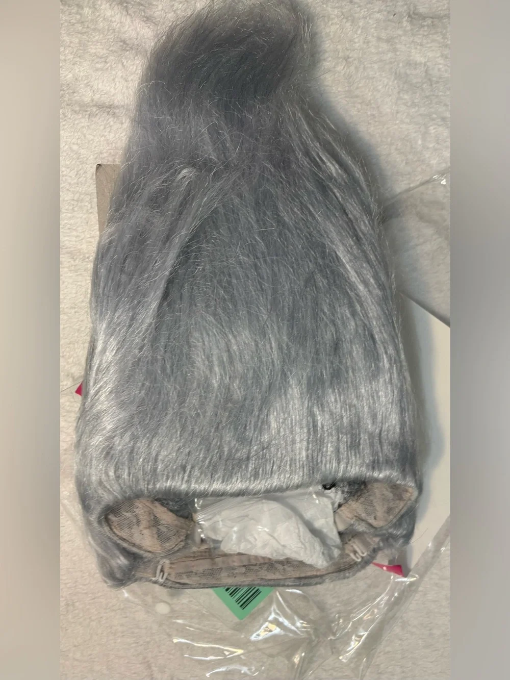 Gray Troll Wig Adult Gray Unisex Costume Cosplay Party Online NWOT